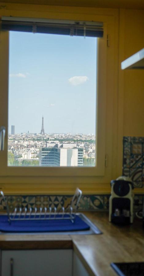 Vue Panoramique Sur Paris : Sublime Appartement Au Centre De Courbevoie Bagian luar foto